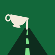 MileGravy logo: a gravy boat pouring onto a road